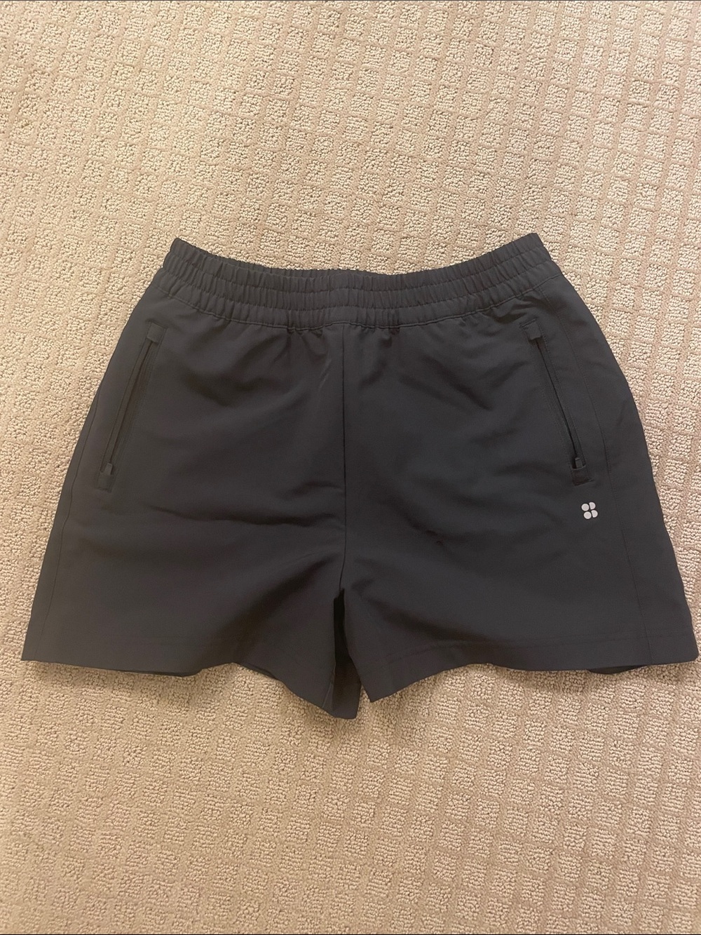 Sweaty Betty Black Athletic Zip-Pocket Shorts